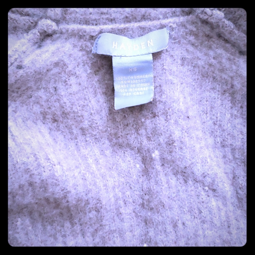 Casmere tunic cowl neck sweater